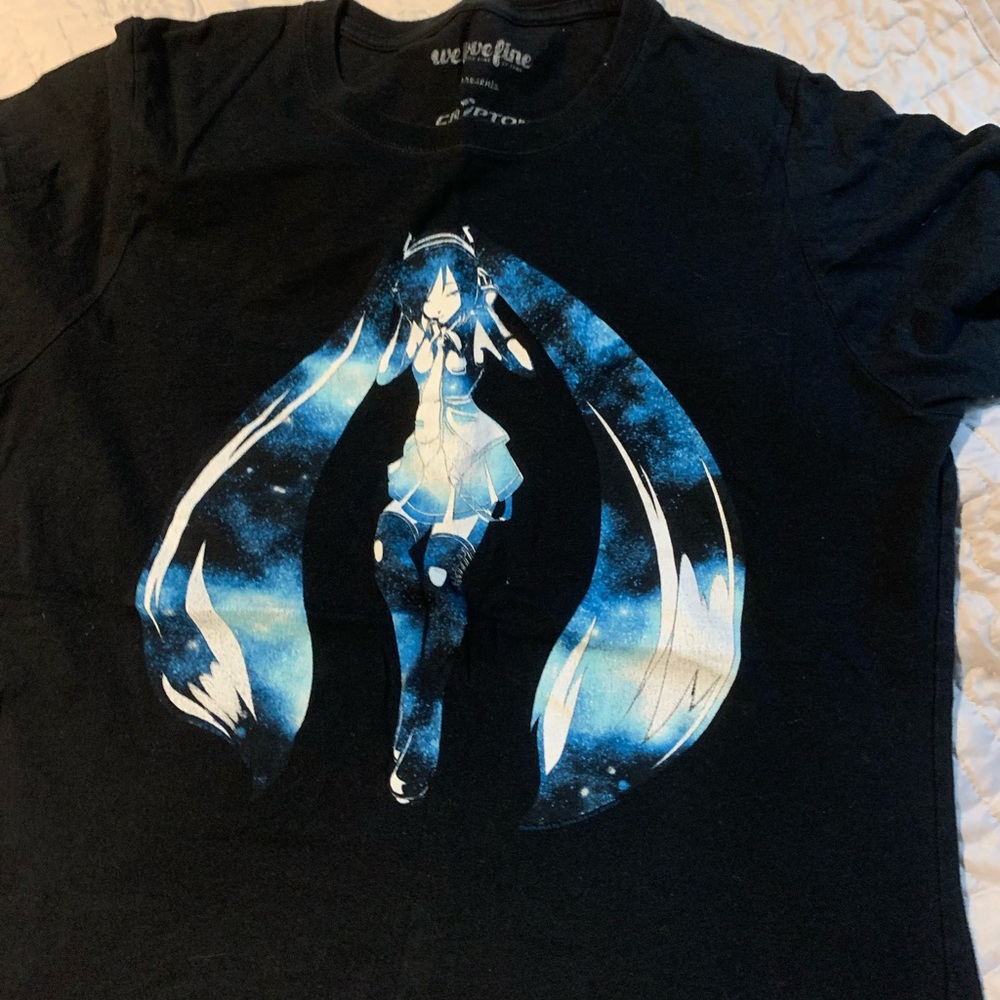 Hatsune Miku galaxy T-shirt